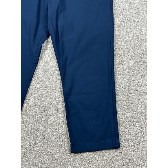 Rhone Commuter Pants Men 41 Blue Solid Straight Leg Chino Performance *41x27 - Picture 2 of 12